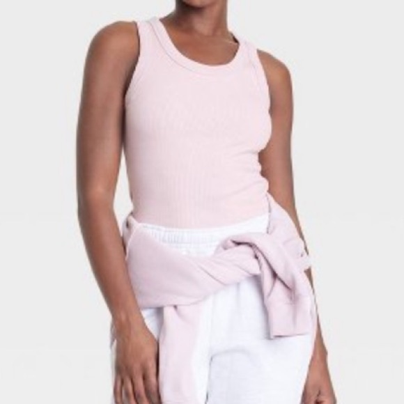 Universal Thread Bundle 90s Ribbed Stretch Tank Top Mauve White Brown Black L/XL - Picture 8 of 13